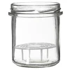 Glas 346 ml mit Schraubverschluss und Niederhalter - 6 St. - 6 ['Gläser', ' kleine Gläser', ' kleines Glas', ' Glas mit Schraubverschluss', ' Gläser für Einmachprodukte', ' Einmachglas', ' Einmachgläser', ' Gläser für Gewürze', ' Glas für Marmelade', ' Glas für Konfitüre', ' Glas für Honig', ' kleines Glas für Honig', ' Andrücker', ' Andrücker für Einmachprodukte', ' Andrücker für Gläser']