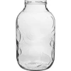 Glas 5 L mit dunkelrotem Schraubverschluss Ø100 - 3 
