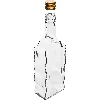 Klosterflasche 500 ml, mit Schraubverschluss, weiß - 6 Stück. - 2 ['Alkoholflasche', ' dekorative Alkoholflaschen', ' Glasflasche für Alkohol', ' Flaschen für Selbstgebrannten für die Hochzeitsfeier', ' Flasche für Likör', ' dekorative Flaschen für Likör']