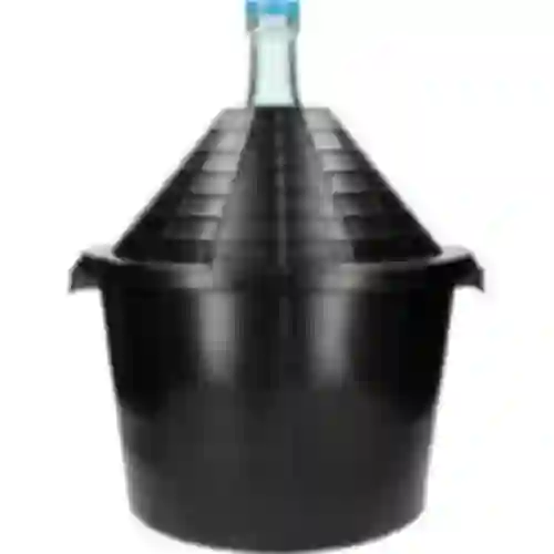 54 L Weinballon im Premium-Kunststoffkorb