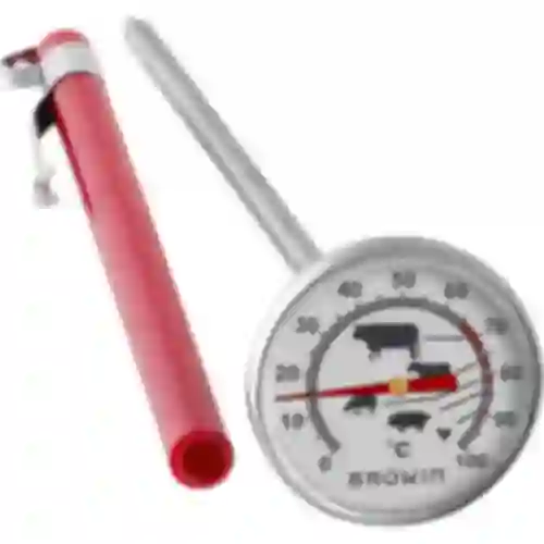 Kochthermometer mit Muster (0°C bis +100°C) 12,5cm
