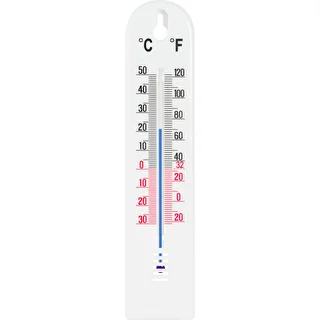 Universelles Thermometer, weiß (-30 °C bis +50 °C), 20 cm