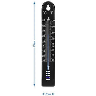 Universelles Thermometer (-30 bis +50 °C), 17 cm, schwarz – photo 4