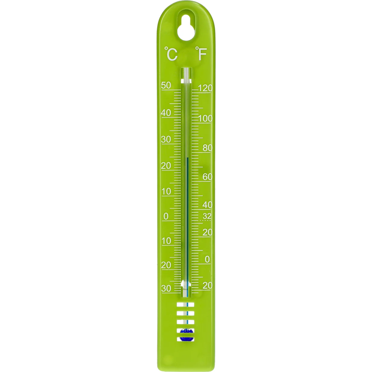 Universelles Thermometer (-30 bis +50 °C), 17 cm, grün