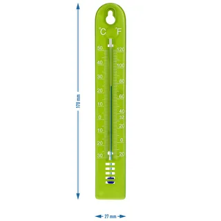 Universelles Thermometer (-30 bis +50 °C), 17 cm, grün – photo 4