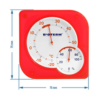 Bimetall-Innenthermometer mit Hygrometer (-20 bis +50 °C) Mix – photo 6
