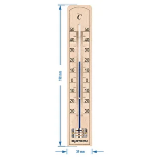 Raumthermometer mit verstärktem Kapillarschutz (-30 °C bis +50 °C) 20 cm – photo 2