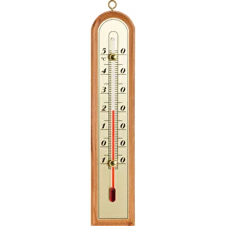 Raumthermometer mit goldener Skala (-10 °C bis +50 °C) 22 cm, Mix