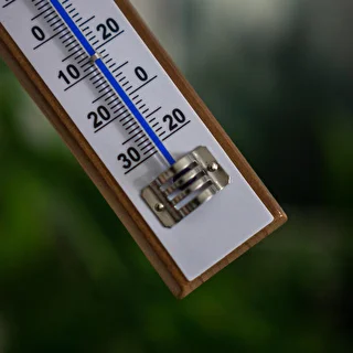 Zimmerthermometer mit weißer Skala (-30°C bis +50°C), 20 cm – photo 4