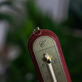 Zimmerthermometer mit goldfarbener Skala (-10 °C bis +60 °C), 28 cm, Mix – photo 7