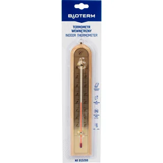 Zimmerthermometer mit goldfarbener Skala (-10 °C bis +60 °C), 28 cm, Mix – photo 4