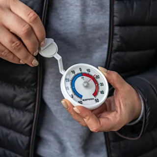 Universelles, selbstklebendes Thermometer (-50 °C bis +50 °C) Ø 7,2 cm – photo 4