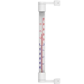 Außenthermometer, weiß (-50°C bis +50°C), 22 cm