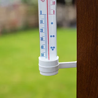 Weißes Außenthermometer (-50°C bis +50°C), 27 cm – photo 3