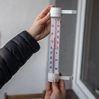 Außenthermometer (-50 °C bis +50 °C), 23 cm, Farbmix, hergestellt in Polen – photo 3
