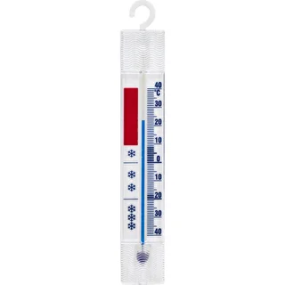 Thermometer für Kühlschränke und Gefriergeräte (-40 °C bis +40 °C) 15 cm