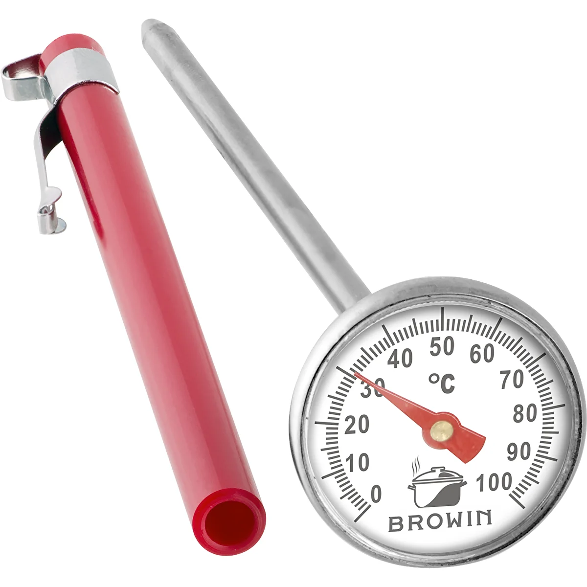 Küchenthermometer (0 °C bis +100 °C), 12,5 cm