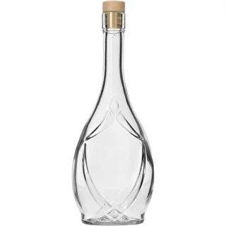 Dekorflasche ICONA 500 ml, mit Pilzkorken, 1 Stück