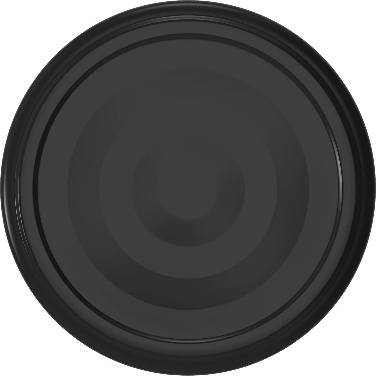Schwarzer TO-Schraubdeckel Ø 53 mm (4 Laschen) – 10 Stück