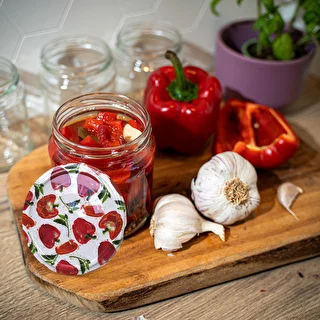 Schraubdeckel TO 66/4 Paprika-Illustration – 10 Stück – photo 5