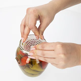 Pressgitter für Einmachgut, Fermente und Essig – für Gläser Ø 82 mm – photo 6