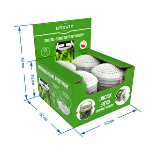 Pressgitter für Einmachgut, Fermente und Essig – für Gläser Ø 82 mm – photo 9