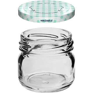 Twist-Off-Glas 30 ml mit farbigem Deckel Ø 43 mm – 10 Stück – photo 3