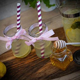 Eckiges Twist-Off-Glas 120 ml – Ø 53, mit schwarzem Deckel, 6 Stück – photo 8