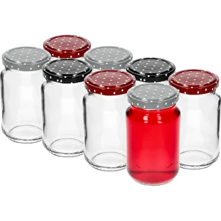 TO-Glas 190 ml mit farbigen Deckeln Ø 53 mm – 8 Stück – photo 4