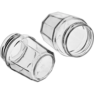 Konfitüreglas 230 ml mit schwarzem Deckel fi63/4 - 6 Stück – photo 7