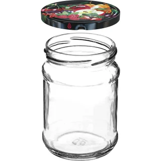 Twist-Off-Glas 250 ml (Viertelliter) mit Deckel Ø 66 – 6 Stück – photo 3