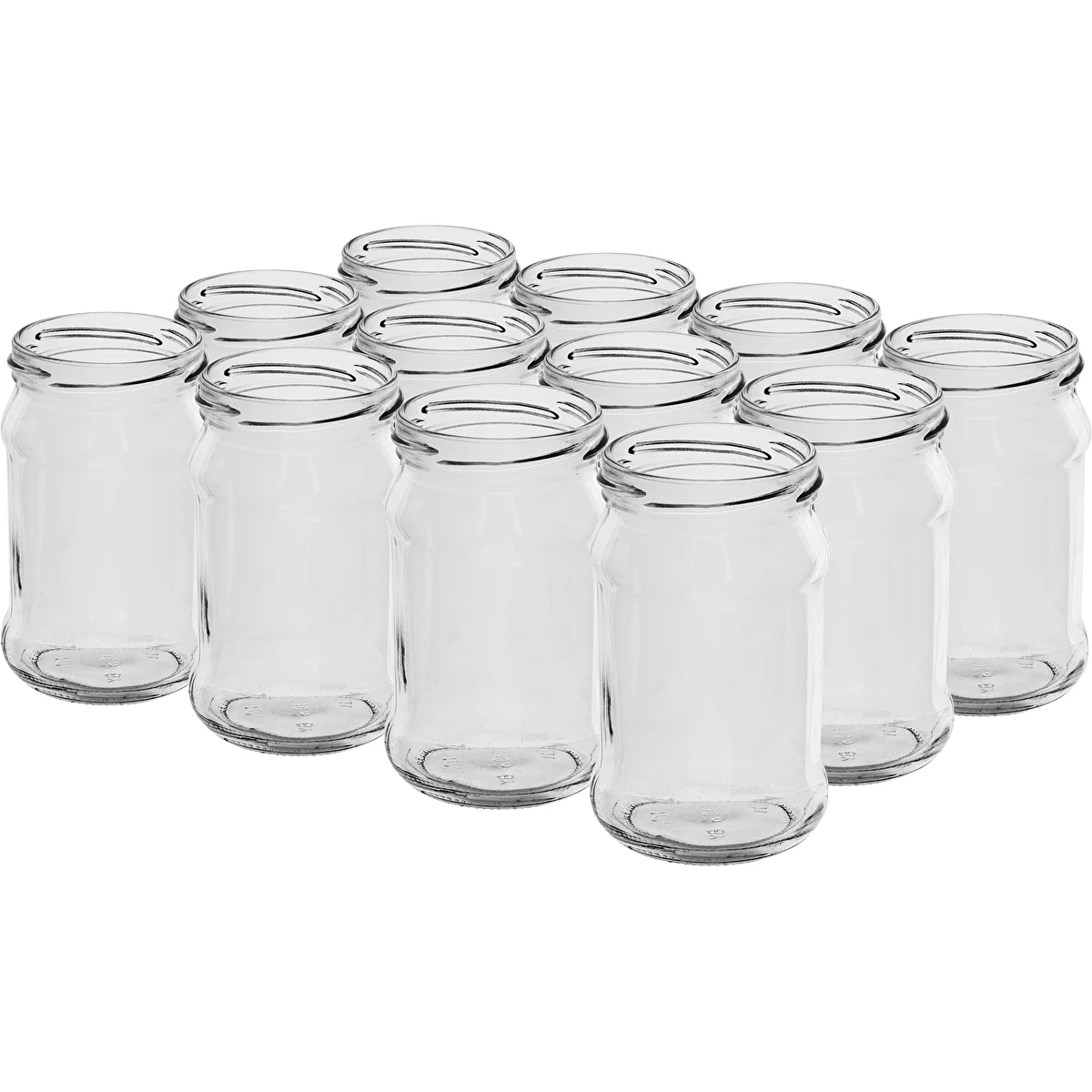 Twist-Off-Glas 300 ml (TO 66) – 12er-Set