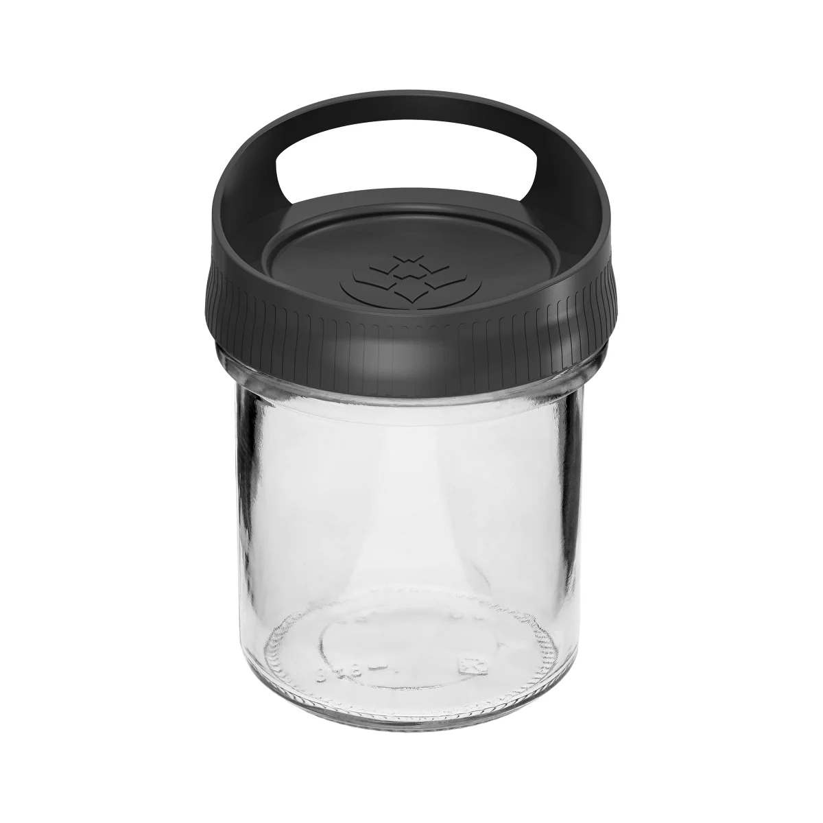 Glasbehälter 350 ml, mit Schraubdeckel zum Aufhängen