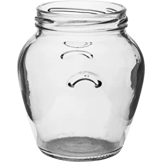 Amphora-Glas 580 ml (Ø 82) mit bordeauxroten Deckeln, 6 Stück – photo 4