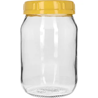 TO-Glas 1,7 l mit gelbem Kunststoffdeckel mit Griff, Ø 100, 1 Stück – photo 2