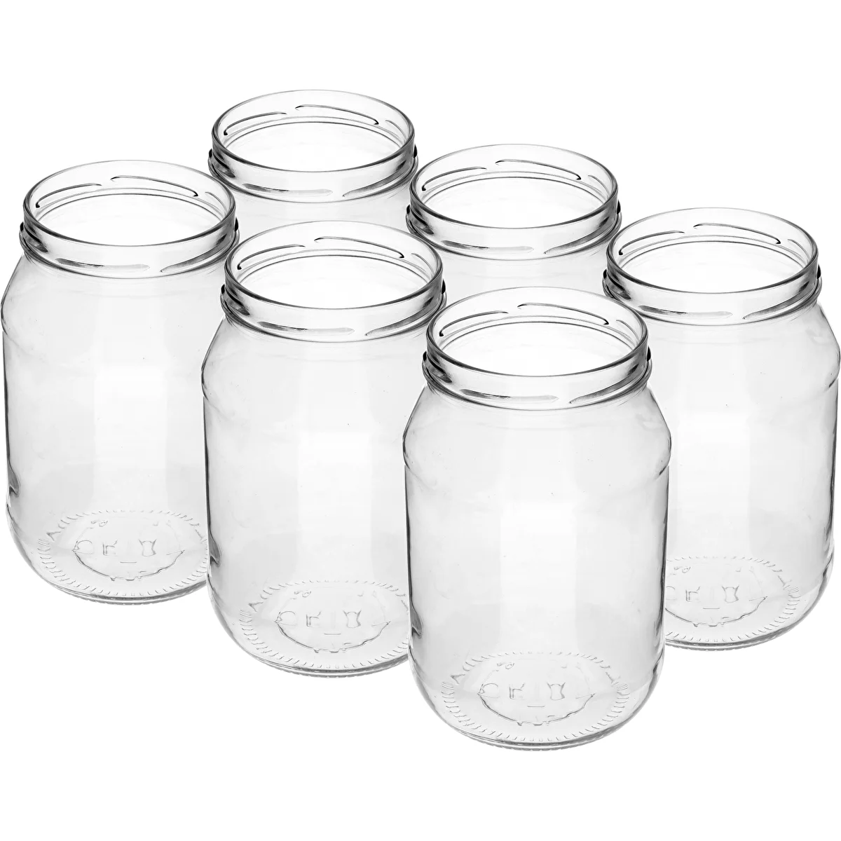 Einmachglas TO 1,7 l Ø 100 mm - 6 Stück