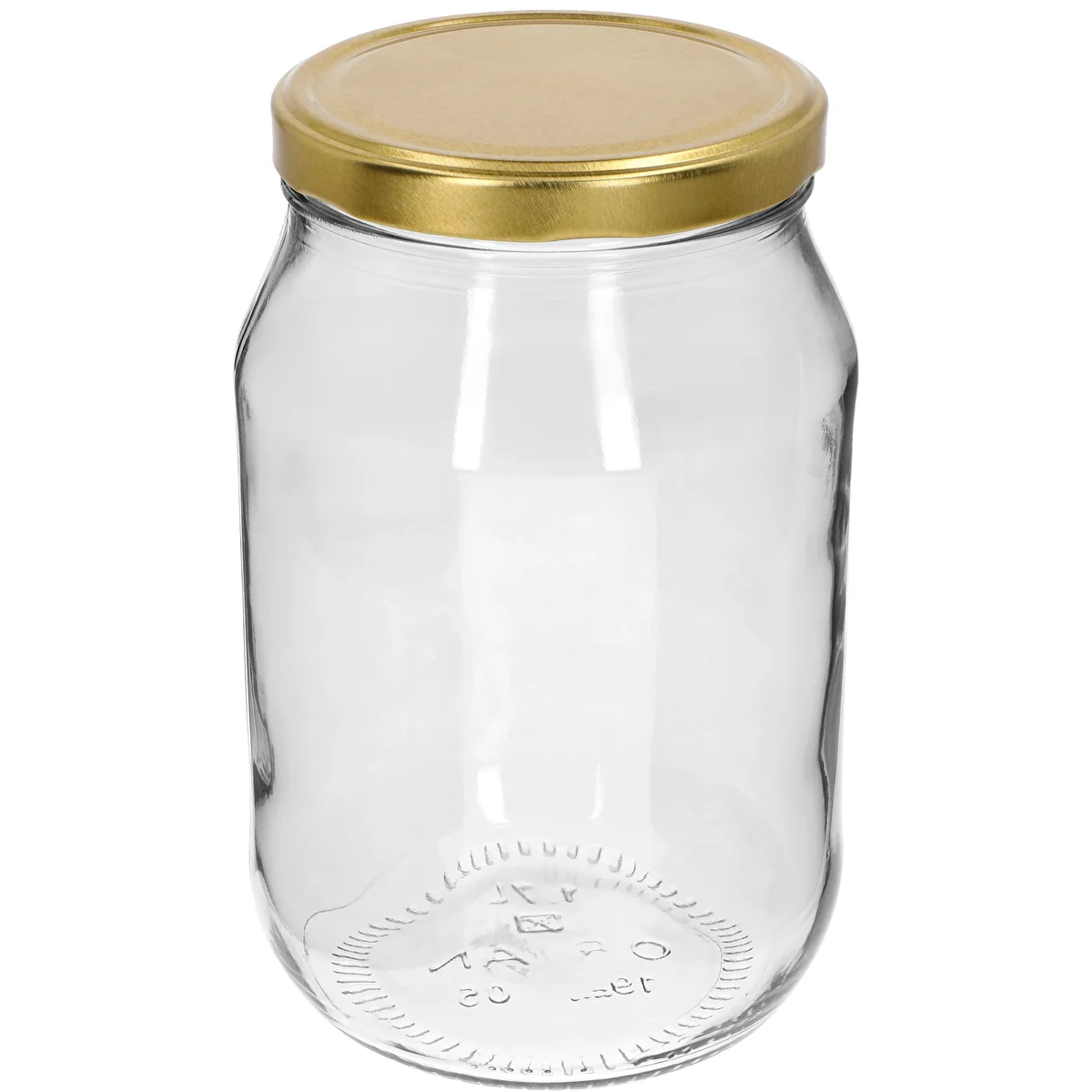 TO-Glas 1,7 l mit goldenem Deckel Ø 100/6, 1 Stück