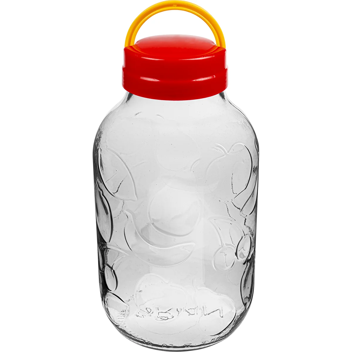 5-l-Ansatzglas für Liköre inkl. Schraubdeckel mit Griff