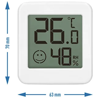Elektronisches Thermometer mit Komfortanzeige, weiß – photo 10