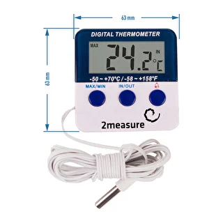 Wetterstation – elektronisch, mit Fühler, weiß – photo 2