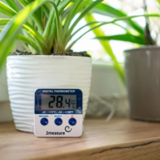 Wetterstation – elektronisch, mit Fühler, weiß – photo 5