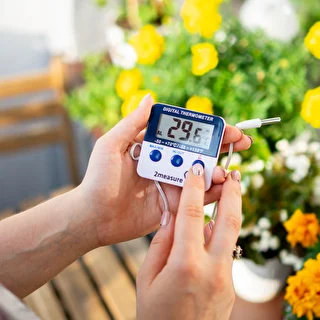 Wetterstation – elektronisch, mit Fühler, weiß – photo 8