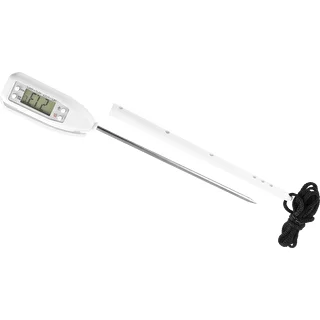 Elektronisches Küchenthermometer (-50 °C bis +300 °C) mit Etui, weiß