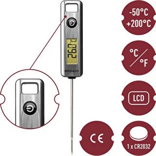 Elektronisches Küchenthermometer mit LCD-Anzeige (-50 °C bis +200 °C) – photo 5