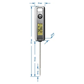 Elektronisches Küchenthermometer mit LCD-Anzeige (-50 °C bis +200 °C) – photo 4