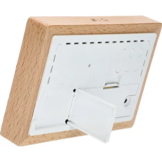 Wetterstation (RCC, DCF) – elektronisch, kabellos, mit Hintergrundbeleuchtung, Sensor, weiß – photo 5