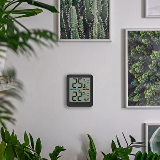 Elektronisches Raumthermometer, schwarz – photo 15