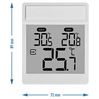 Digitales Außenthermometer für die Fensterscheibe, selbstklebend, von Soens – photo 7