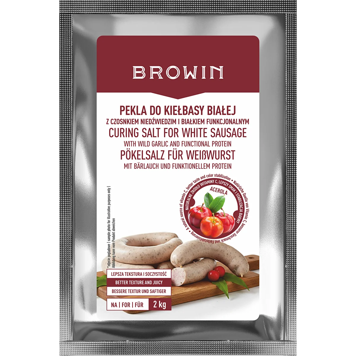 Mischung für polnische weiße Wurst (Biała Kiełbasa) mit Funktionseiweiß und Acerola, 66 g