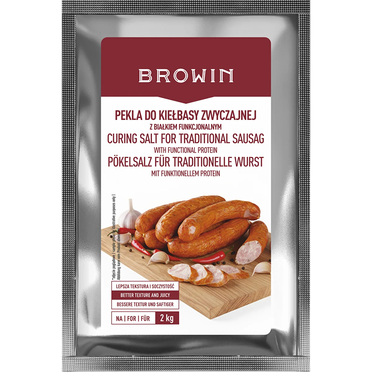 Pökelsalz – Pökelmischung für Kiełbasa zwyczajna, mit funktionellem Protein, 64 g